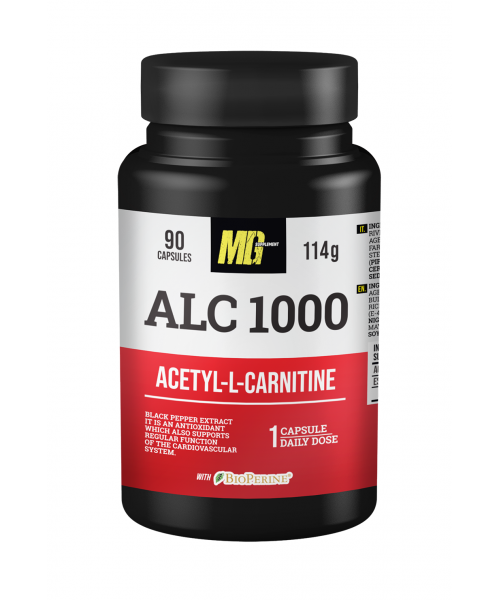 Integratore Termogenico con Acetyl L-Carnitina e BioPerine ®- ALC 1000 90cps