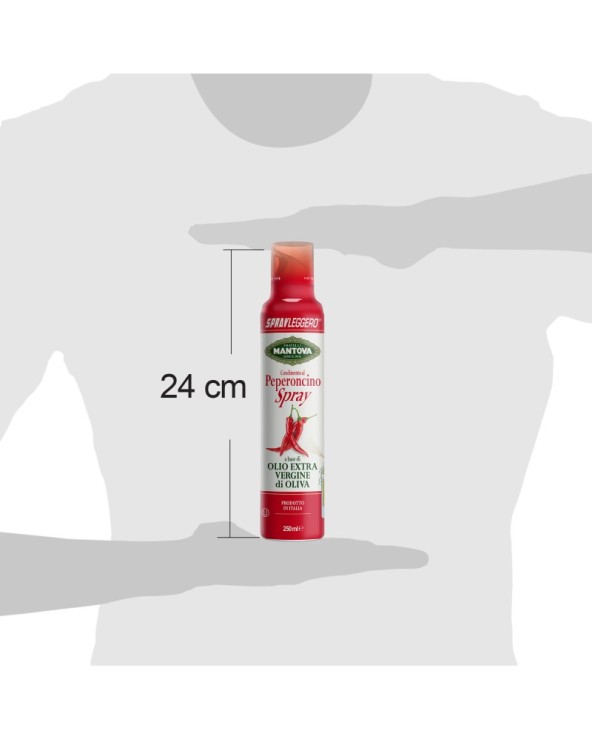 Spray Leggero Peperoncino Spray in Olio Extra Vergine di Oliva 250ml