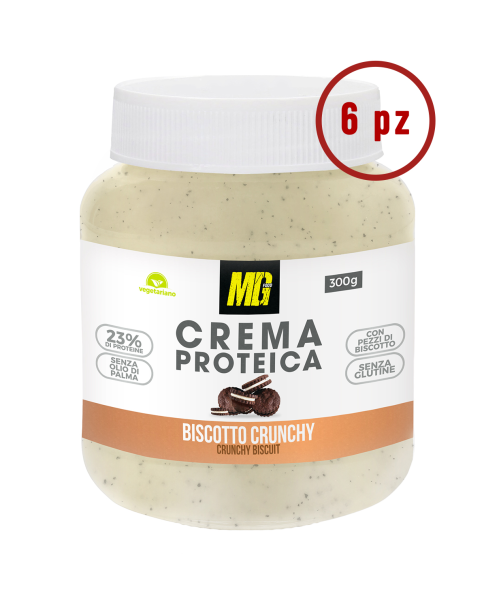 Crunchy Box Biscuit Spreadable Protein Cream 6 x 300gr