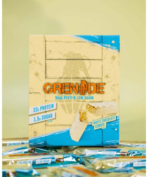 Grenade Protein Bar 60gr White Chocolate Cookies