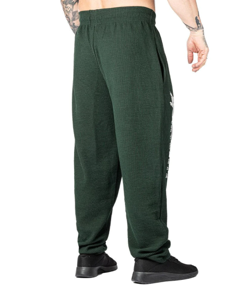 Limited Edition Green Ribbed Trousers - Legal Power Body Pants Boston