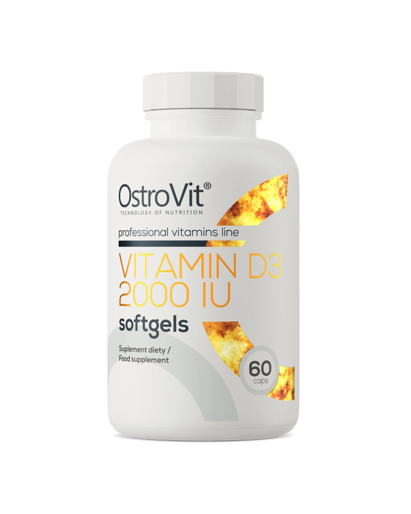 Ostrovit Vitamin D3 2000 IU Softgels 60cps