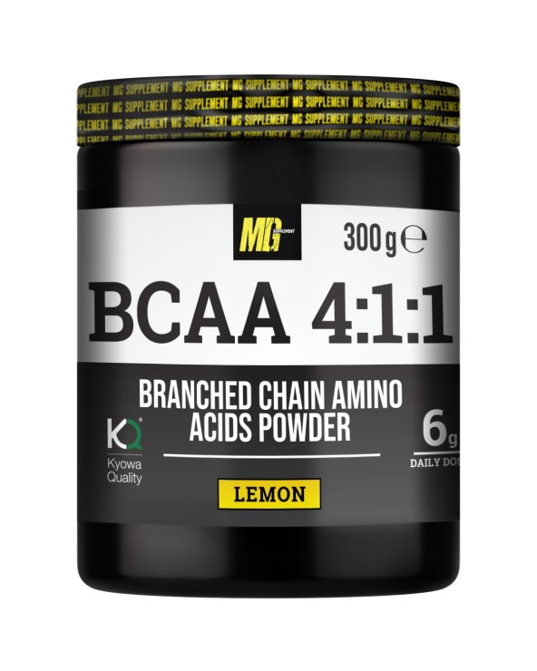Branched Chain Amino Acids Powder - BCAA 4:1:1 300g Lemon