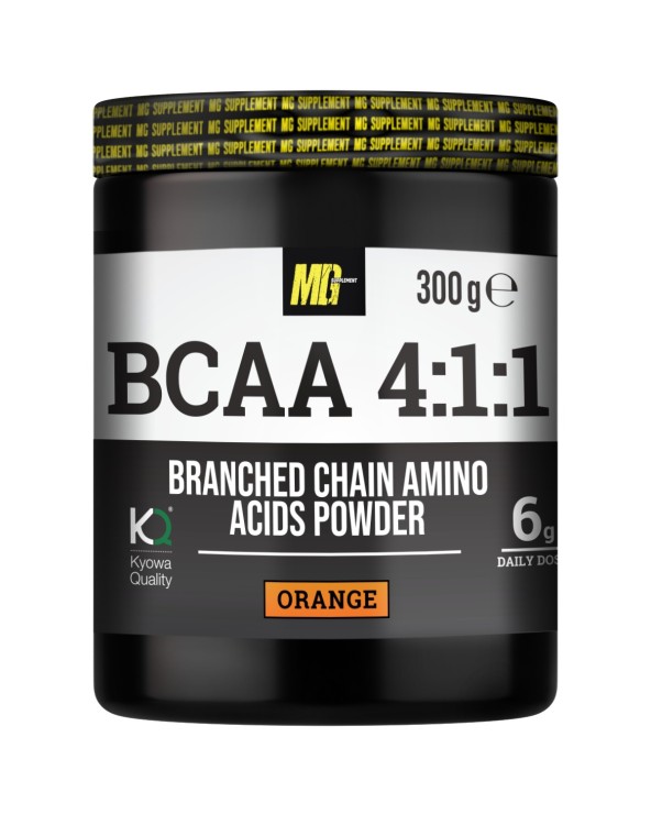 Branched Chain Amino Acids Powder - BCAA 4:1:1 300g Orange