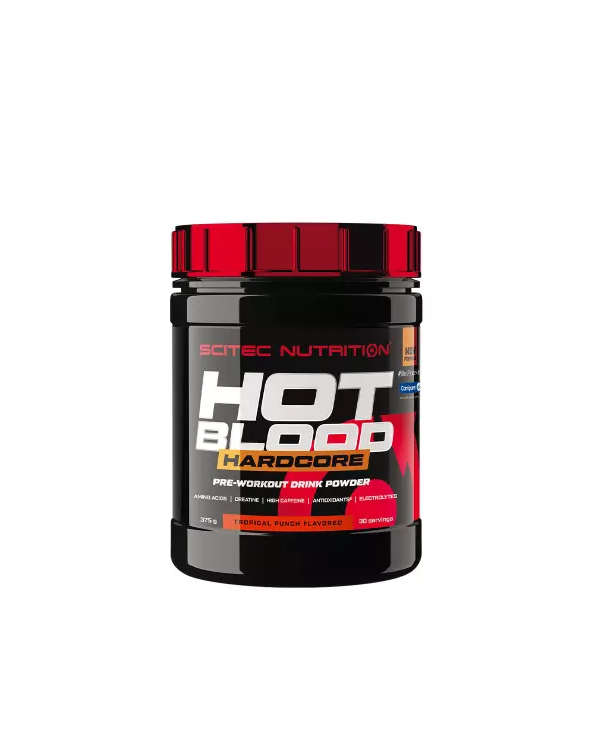 Scitec Hot Blood Hardcore 375gr Guaranà