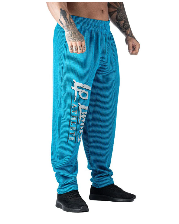 Pantalone a Costine Azzurro Neon - Legal Power Body Pants Boston