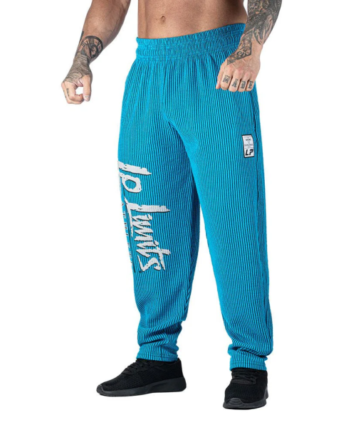 Pantalone a Costine Azzurro Neon - Legal Power Body Pants Boston