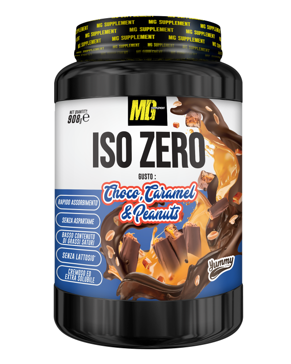 Proteine Isolate Choco, Caramel & Peanuts - Iso Zero 908gr