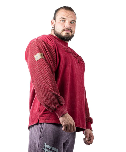 Sweater Bostonix - Legal Power Felpa Stonewashed Bostonix Rosso