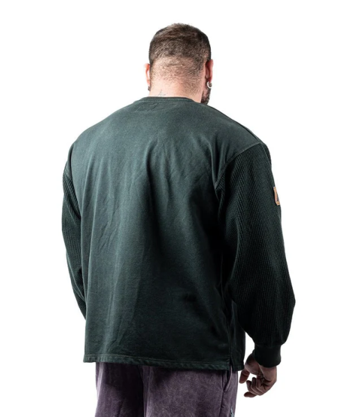 Sweater Bostonix - Legal Power Felpa Stonewashed Bostonix Verde