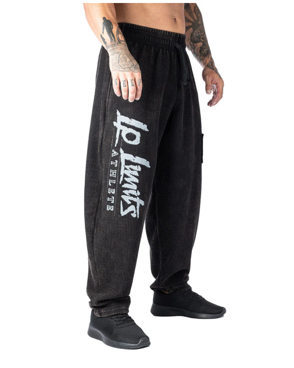 Pantalone Stonewashed Nero- Legal Power Body Pants