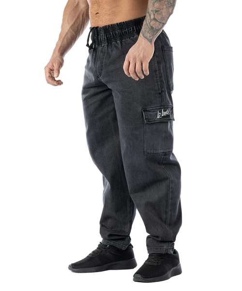 Pantalone Denim - Legal Power Body Pants LpLimits Denim Nero Unisex