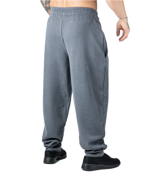 Anthracite Ribbed Trousers - Legal Power Body Pants Boston