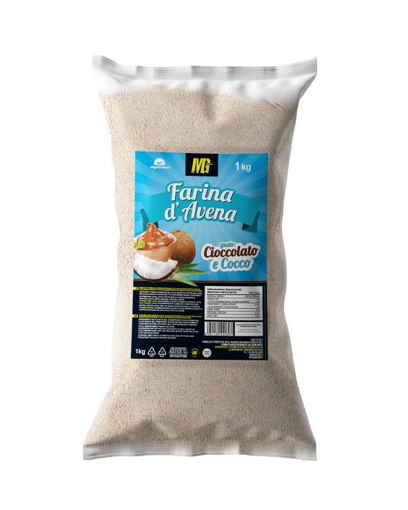 Micronized Oat Flour Chocolate And Coconut 1kg
