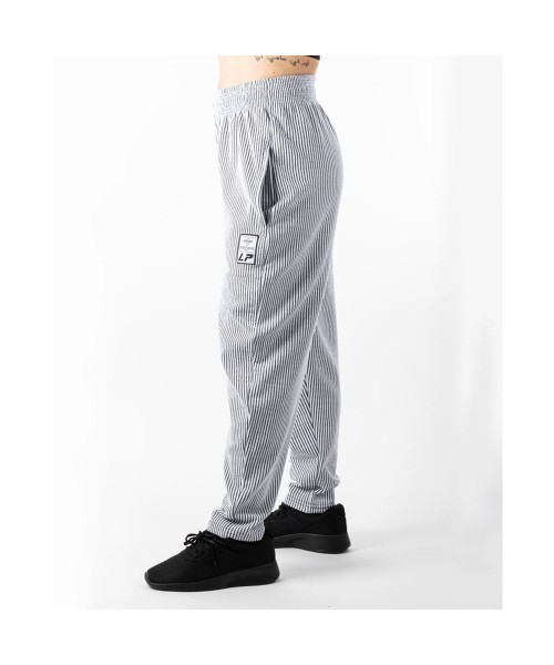 White Ribbed Trousers - Legal Power Body Pants Boston