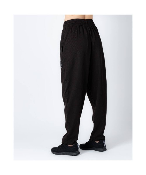 Black Ribbed Trousers - Legal Power Body Pants Boston