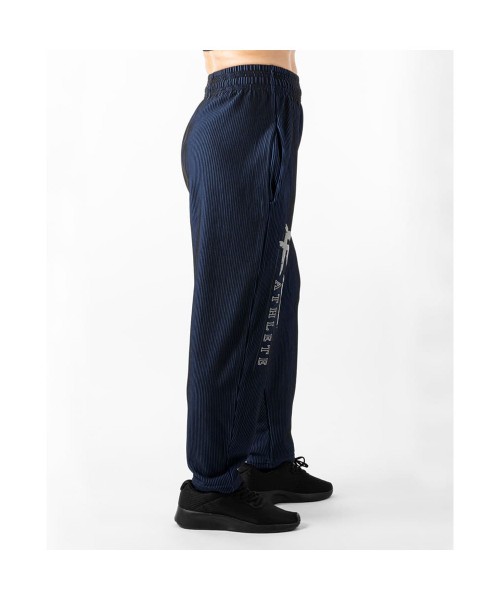 Women's Blue Ribbed Trousers - Legal Power "Ottoman"