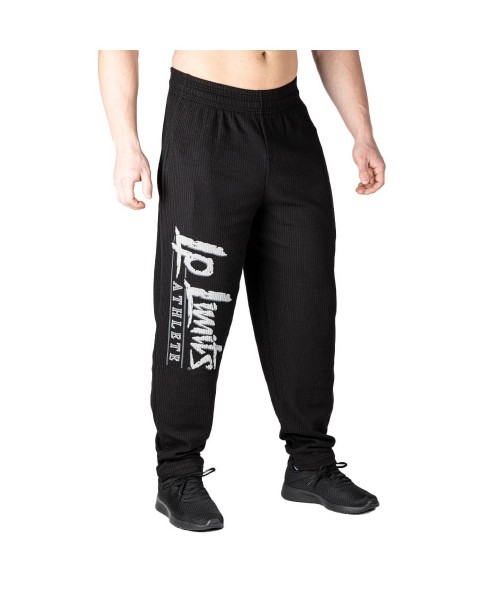 Black Ribbed Trousers - Legal Power Body Pants Boston